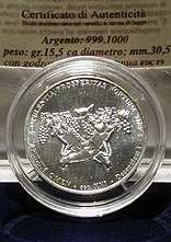 La prima moneta in argento della Collezione Sallentum Felix